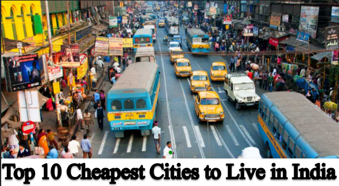 Top 10 Cheapest Cities to Live in India